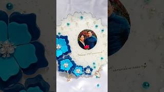 💙 25th Anniversary Resin Photo Frame | Handmade Custom Gift Idea 💙