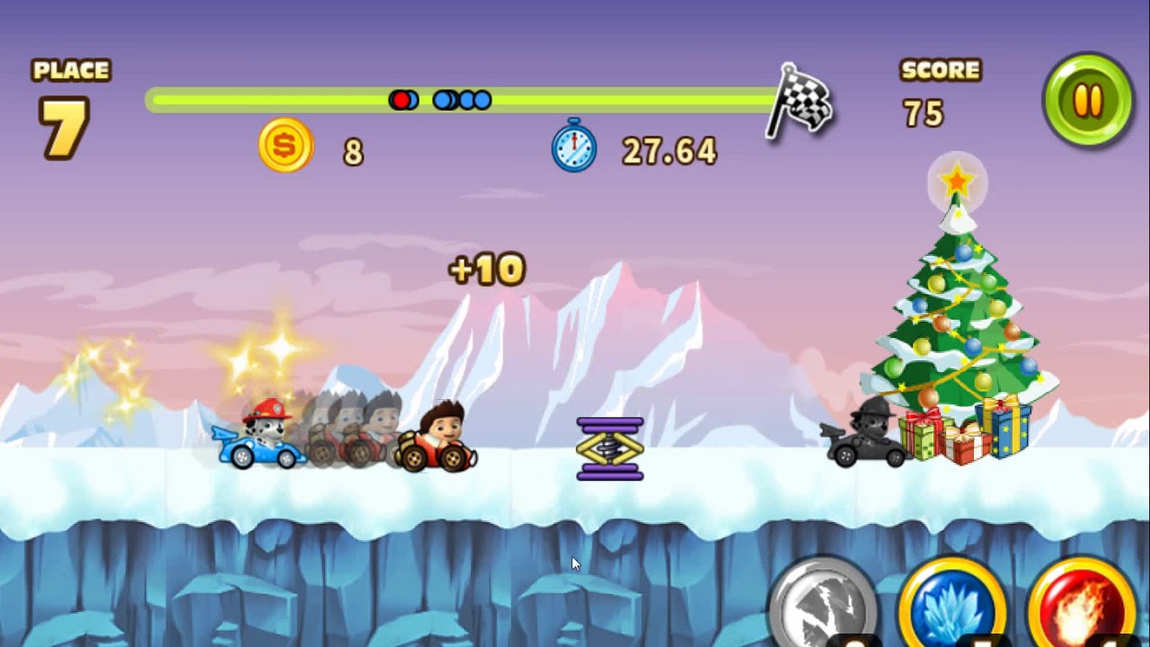 Paw Patrol Car Racing Go Game - YouTube