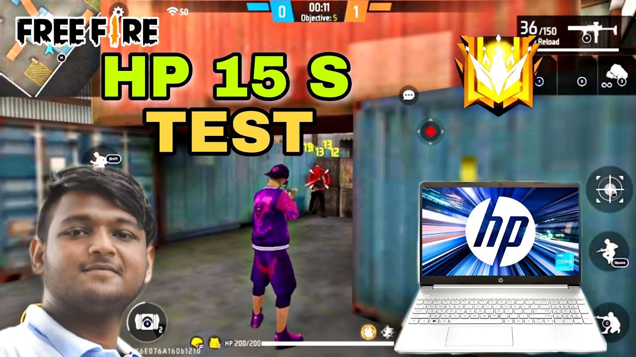 HP 15S FREE FIRE MAX TEST REVIEW AND GAMEPLAY 