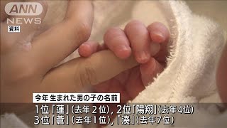 「蓮」と「紬」がトップ　今年生まれた子どもの名前(2021年11月29日)