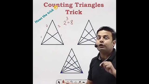 Triangle counting in seconds#practice #trick #shorts#enjoy#shorts feed