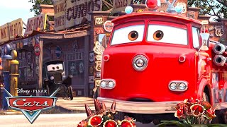 Los mejores momentos de Rojo: El Camión de Bombero | Pixar Cars