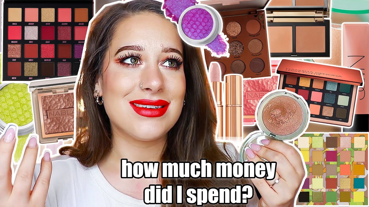 huge haul with swatches | natasha denona, colourpop, nabla, charlotte tilbury, beautybay and more