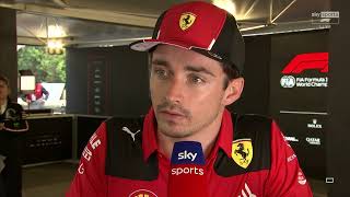 Charles Leclerc Post-Race Interview: Reflecting on a Disappointing Azerbaijan GP #F1