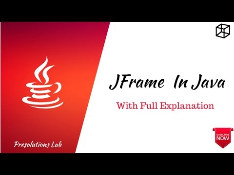 Lect 1.1 -  JFrame in Java Without IDE || With Backend Coding ||