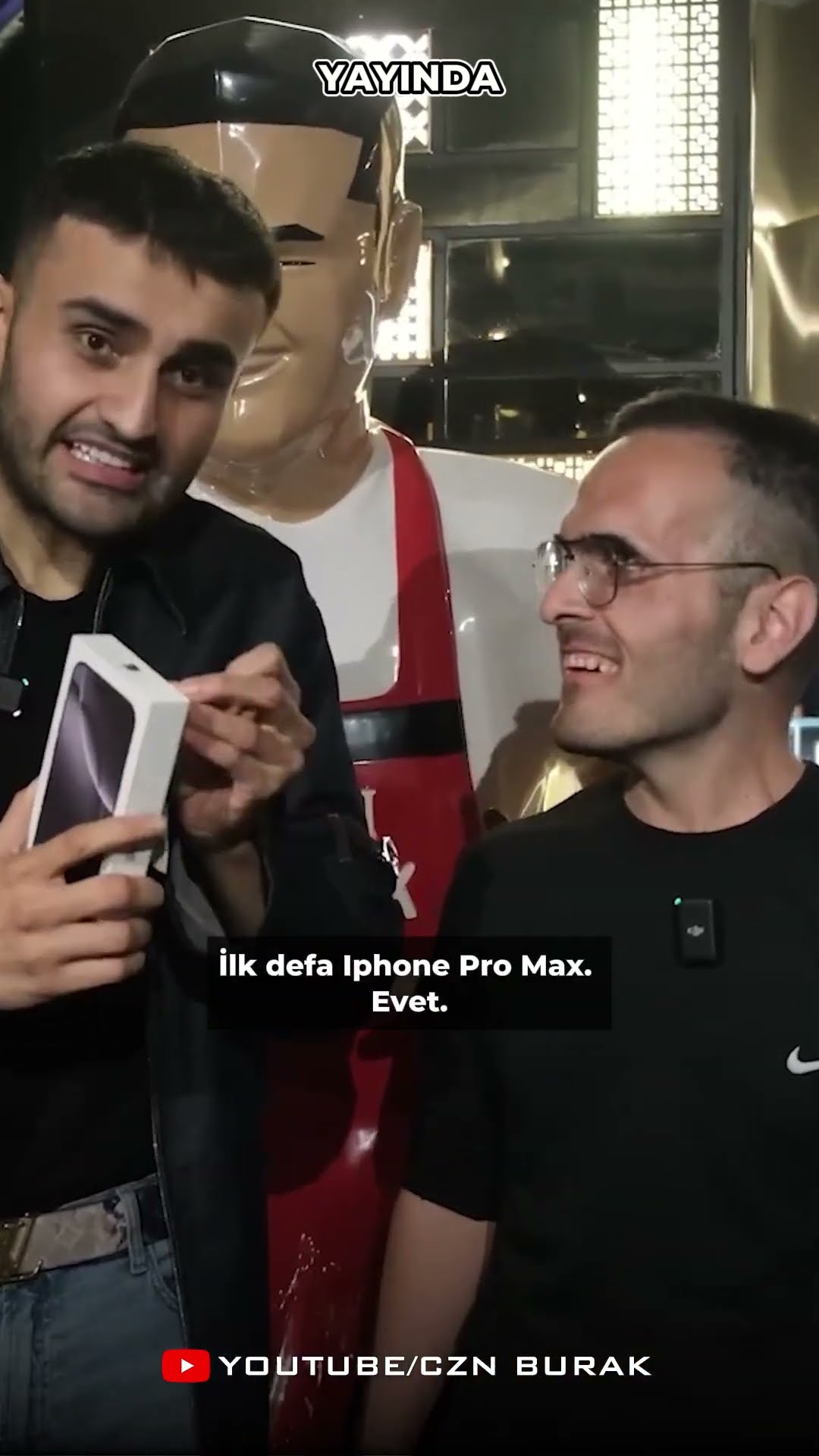 Czn Burak Iphone 16 Pro Max Hediyesi ? #cznburak #shorts #trend