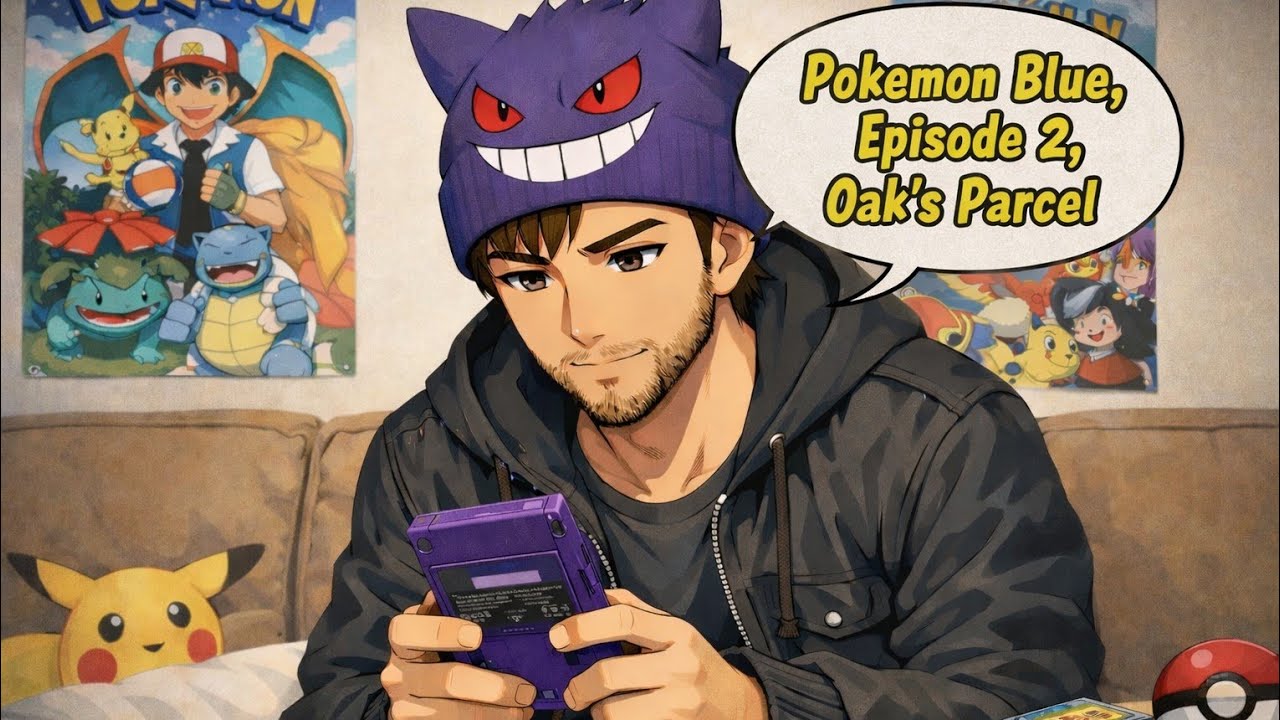 Pokémon Blue Gameplay Walkthrough – Oak’s Parcel (Gen 1)