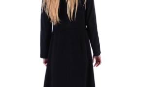 Kristen Blake Angora Blend Coat - Full Length For Women