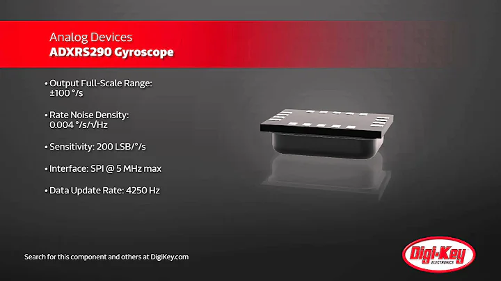 Analog Devices ADXRS290 Dual-Axis MEMS Gyroscope | Digi-Key Daily