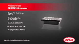 Analog Devices ADXRS290 Dual-Axis MEMS Gyroscope | Digi-Key Daily