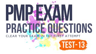 PMP Exam Practice Question Test 13