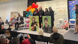 Press Conference Paintings San Diego Latino Film Festival 2024 Ethan Van Thillo and Andy Gonzalez by Artist Esmeralda 14 views 1 month ago 3 minutes, 31 seconds