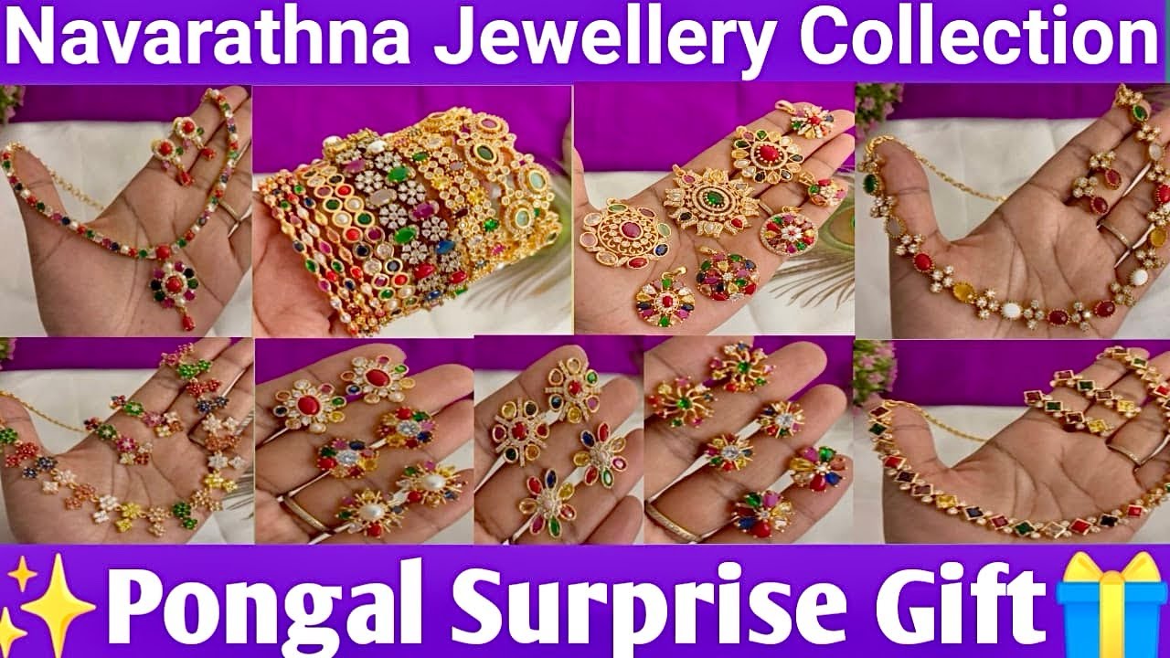 Navarathna Jewellery Collection | Pongal Special Gift🎁 