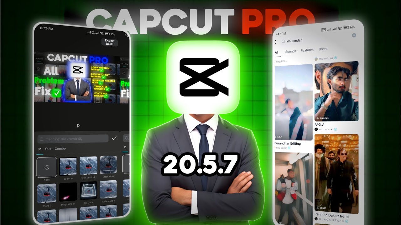 Capcut Latest Update 20.5.7 | Capcut Network Problem Solved |