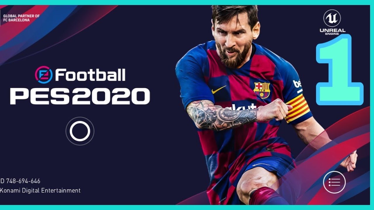 E Football Pes 2020 Mobile Gameplay#1 - YouTube