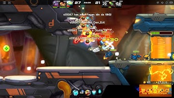 Awesomenauts - Derpl triple kill + 2v3 victory