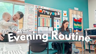 TEACHER MOM EVENING ROUTINE/ after school working mom of a toddler night routine, teacher mom vlog