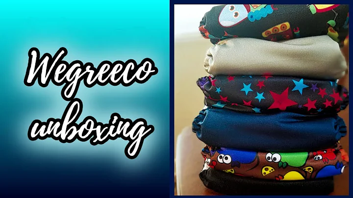 Cloth Diaper Haul | Wegreeco Unboxing and First Impressions
