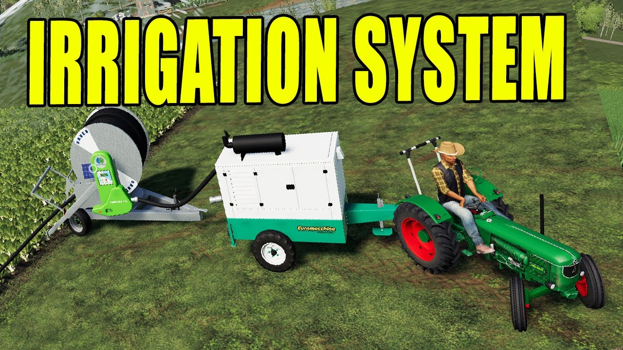 How to Setup Irrigation System for a Small Field? Farming Simulator 19
