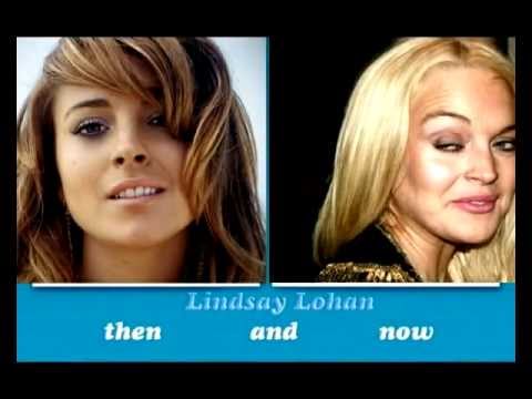 Lindsay Lohan - Then and NOW  2012 -face morph over the years-