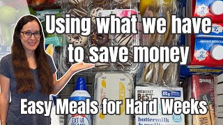 Using what we have to save money | Feeding a family on a small budget | Use it or Lose it Meals