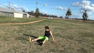 Butterfly Twist swing through 360 ass break