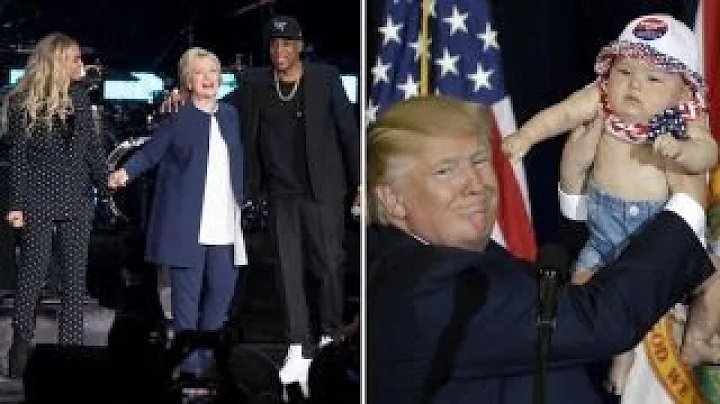 Clinton and Trump make final push to win battleground states