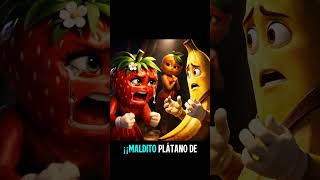 🍌💔 EL PLÁTANO LE FUE INFIEL A FRESA CON NARANJA 😱🍓🍊