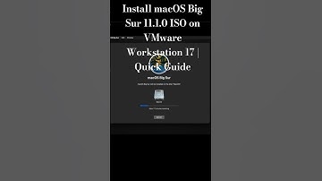 Install macOS Big Sur 11.1.0 ISO on VMware Workstation | Quick Shorts Guide #shorts #trending