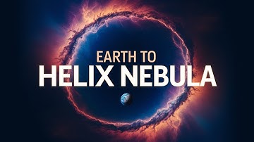 Earth To Helix Nebula (NGC 7293) - A Trip through Space Engine