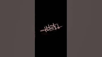Hitesh Name signature #signature #sign #calligraphy #hitesh  #viralshorts @A2ZLogoCreators