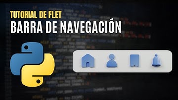 Navega Fácilmente entre Páginas con NavigationBar en Flet
