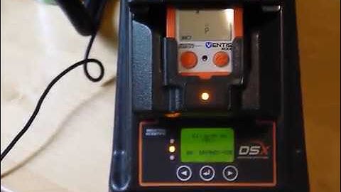 Force calibrating an Industrial Scientific gas monitor on a DSX dock