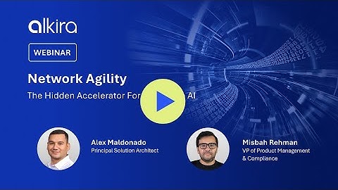 Network Agility: The Hidden Accelerator for Enterprise AI | Live Demo of AI-Powered NetOps