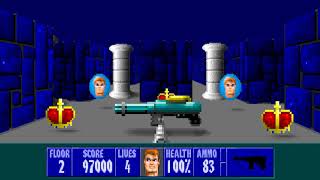 [DOS]Wolfenstein 3D - E4M2 - IMDI PS 100%