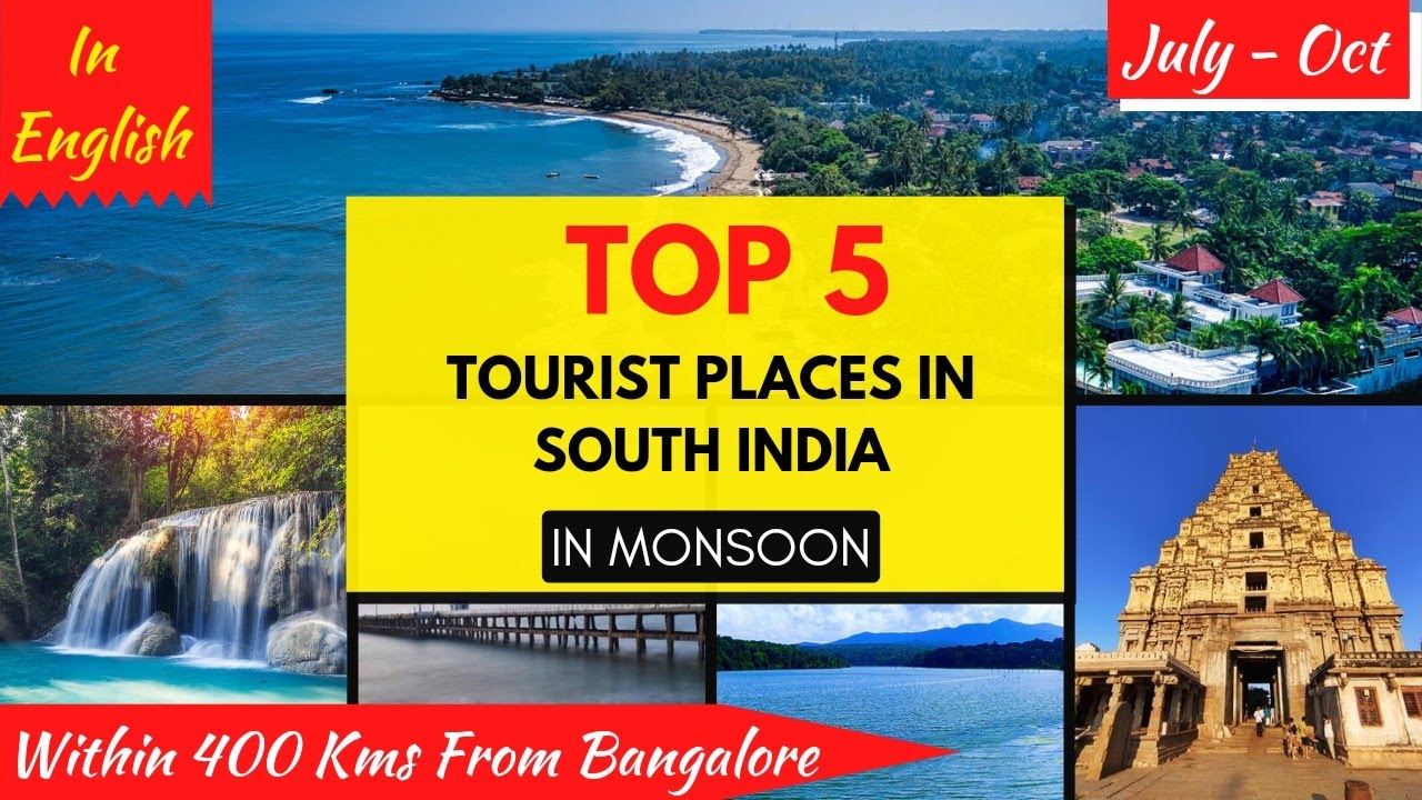Top 5 MONSOON Travel Destinations 2022 | Top 5 Tourist Places Near Bangalore | South India