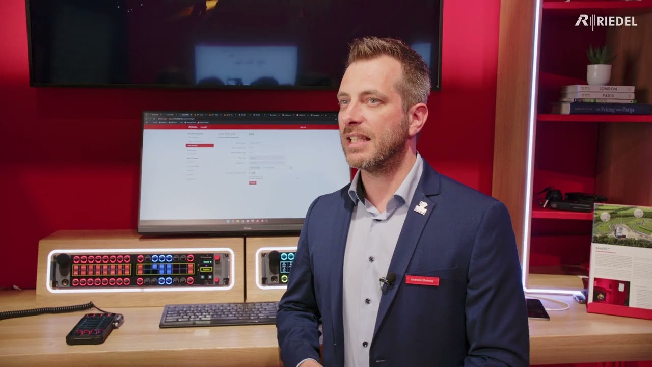 Riedel Easy5G with Andreas Mohnke at IBC 2025