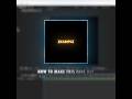 Dissolve Fade Out Text Animation In After Effects | Tutorial AE #ae #tutorial #shorts