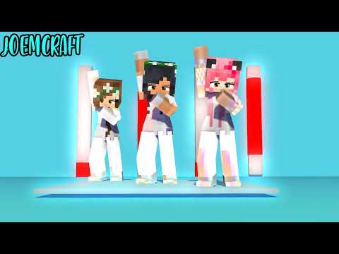 KC, APHMAU, MACN, | ME TOO DANCE | POI POI DANCE | OHAYO DANCE | HERO TONIGHT - Minecraft Animation