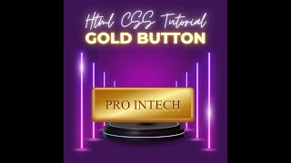 Create Stunning Gold Button | Html CSS Tutorial