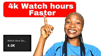 How to Get 4000 WATCH HOURS on YouTube Fast