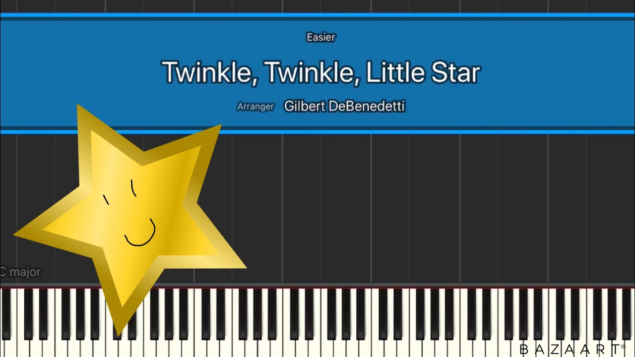 Twinkle twinkle little star virtual piano - tokyogross