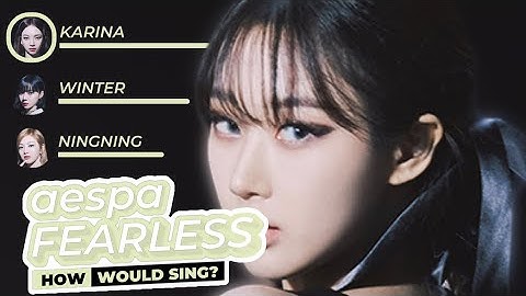 How Would aespa Sing “FEARLESS” (LE SSERAFIM) [Vertical Video]