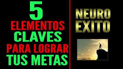 Superacion Personal y Autoestima - Motivacion en Español | 5 ELEMENTOS CLAVES PARA LOGRAR TUS METAS