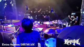 Ewien Saputra (DRUMCAM) | GAZA | KAPITAL | KAPITAL LIVE KONSER KPU SAMARINDA |