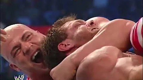 WWE Champion Kurt Angle vs Chris Benoit