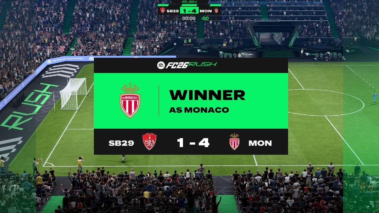 Brest vs Monaco | EA Sports FC 26 Gameplay