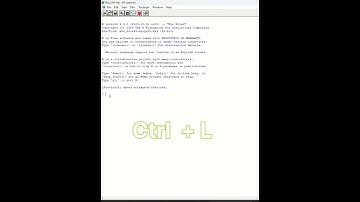 How to Clear the screen in the R language console .#Learn #Somethings #viralShort #trendvideo
