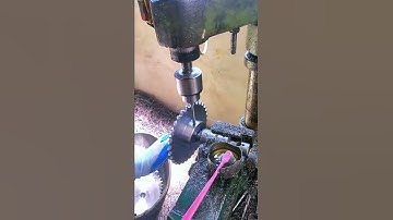 Drive sprocket drilling processing- Good tools and machinery make work easy