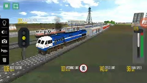 AMAZING PARALLEL RUN RAJDHANI AND GATIMAN EXPRESSS